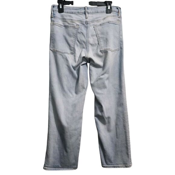 Capri Athleta Womens Size 10 Sculptek Jeans Light Wash Denim - Picture 4 of 8